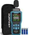 Beast Pro Grade Sound Level Meter For Home And Workshop Use With High Precision Sensor 30 To 130 DB Range 0.1 DB Resolution And 1.5 DB Accuracy Condenser Microphone With Fast Real Time Noise Readout For Quick Decibel Measurement, handheld with case and batteries