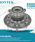Front Wheel Bearing And Hub Assembly 515121 For Chevrolet Colorado 2009 2010 2011 2012 And GMC Canyon 4WD ABS 6 Lug