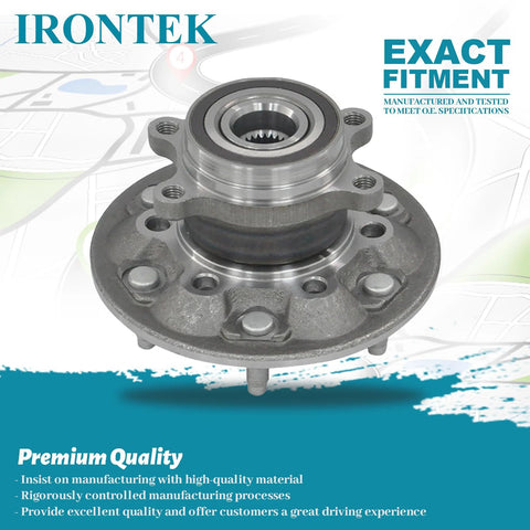 Front Wheel Bearing And Hub Assembly 515121 For Chevrolet Colorado 2009 2010 2011 2012 And GMC Canyon 4WD ABS 6 Lug