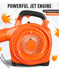 Gas Powered Handheld Leaf Blower 28cc Two Stroke With 475 CFM 200 MPH Wind Lightweight Yet Mighty