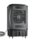 Heavy Duty Portable Evaporative Air Cooler With 9000 CFM Industrial Swamp Cooling And A 12 Gallon Tank, front view with control panel.