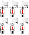 Top Notch Sidewall Fire Sprinkler Head One Inch Thread No Fuss Automatic Heat Activation At 155 Fahrenheit Heavy Duty Build showing six units.