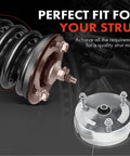 Front Suspension Strut Mount For BMW X5 2007 2013 And X6 2008 2014 with noise dampening, close-up with spring and mount detail.