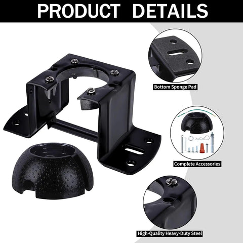 Ceiling Fan Mounting Bracket And Canopy Balancing Adapter Kit For Living Room Outdoor Patio And Porch Aluminum Construction Heavy Duty Mounting Bracket With 1 Inch Downrod Compatibility And 4 Inch Electrical Box Fit No Fuss Setup