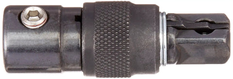 3/8 Drive Locking Adapter Screw Black 3/8 Female To 3/8 Male, 2-1/16 Inch Long, Beefy Socket Tool Accessory for Tough Jobs