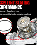 Premium Aluminum Thermostat Housing Assembly Upgrade For BMW Vehicles Including E46 E39 E60 highlighted sealing and gasket