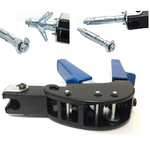 Heavy Duty Metal Setting Tool Built Tough For Hollow Wall Fixings And Cavity Anchors, Plasterboard Plugs close-up