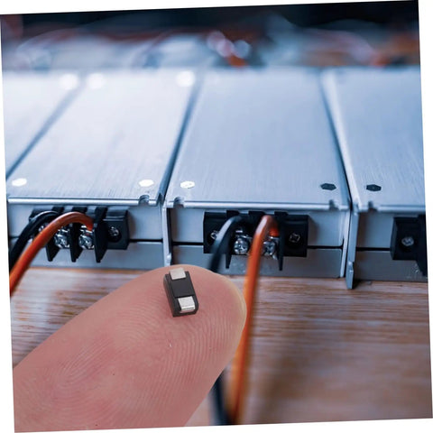 100 Piece Rectifier Diode Assortment Kit With High Voltage Power Supply Components For Industrial And Automotive Systems on fingertip.