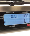 Heavy Duty Stainless Steel Commercial Price Computing Scale display showing weight and price for retail use.
