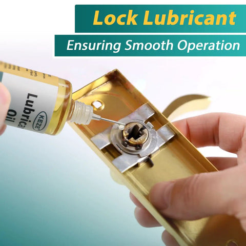 Door Hinge Lubricant And Pivot Oil To Stop Squeaks, Lock, Knife, Scissors And Watch Parts, Synthetic Lube in use
