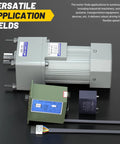 Beefy 110V AC Gearmotor Kit With Speed Controller And Gearbox For Heavy Duty Machinery DIY Projects 0 To 135 RPM Reversible