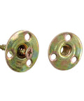 Built Tough Galvanized Carbon Steel Tee Nuts Twenty Pack With 1/4-20 Thread Round Base Flanges for solid furniture assembly.