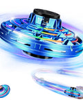 Ultra Cool Kids Flying Drone Toy For Indoor Outdoor Fun 2026 Upgrade LED Fidget Spinner spinning with colorful lights