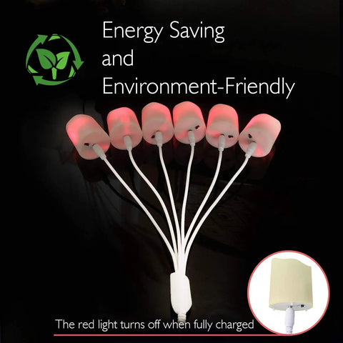 Rechargeable Flameless Votive Candles With Remote And Timer, 12 Pack Warm White Electric Tea Lights USB charging hub.