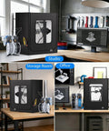 Heavy Duty 3D Printer Enclosure With Ventilation Kit And LED Light in studio, storage room, and office settings