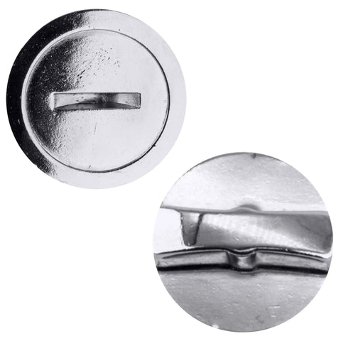Close-up of Dead Nut Tight Zinc Concealed Latch for Commercial Steel Door Restroom Partition Hardware, showing rugged mechanism detail.