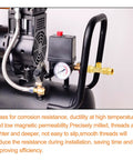 Two Pack Brass Male Tee Pipe Fitting T Adapter Three Way NPT Connector One Eighth Inch Brass Tee Fitting on plumbing setup