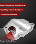 CVT Transmission Filter With Gasket And Oil Filter 31728-1XF02 aluminum design with sealing O-rings for Nissan Rogue