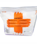 Back view of New Improved EMS EMT Bandage And Gauze Refill Kit For First Responders with contents list on bag.