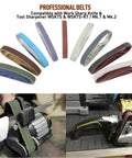 45 Pcs 1/2 Inch By 12 Inch Replacement Sharpening Belt Kit For Official Knife And Tool Sharpener with assorted grit belts
