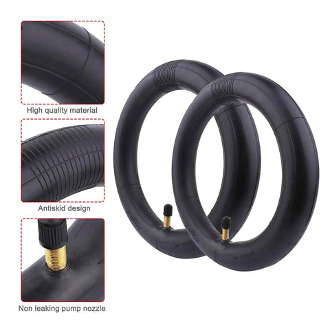 2 Pack 8.5 Inch By 2 Inch Scooter Inner Tubes For 50 75 6.1 Tire Size Fit Electric And Gas Scooters Mini Pocket Bikes Butyl Rubber Replacement With Xiaomi M365 Compatibility