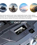 20 Piece Bumper Fastener Rivet Clips Set For Front Bumper And Radiator Support Retainers Plastic Push Fender Liner Clips Beefy Nylon Durable OEM 01553-09321 Compatible With Nissan Maxima Versa Altima And Infiniti, shown installed in a car bumper.