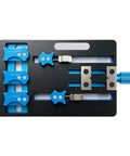 Grab And Go Adjustable Jaw Clamp Fixture For Motherboards And PCBs, Universal Manual Clamping Tool, aluminum alloy top view