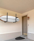 Surfboard Wall Mount And Ceiling Rack For Garage Storage, Durable Powder Coated Steel Ceiling Rack With Sponge Pads