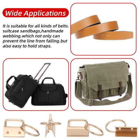 60 Piece Key Fob Hardware Kit With 1 Inch Keychain Parts In Silver Bronze Black And Gold Finish, various applications
