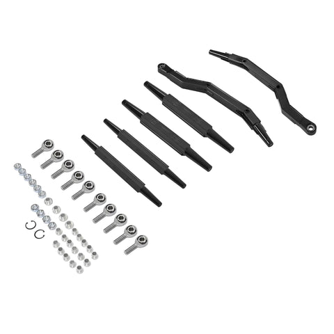 High Clearance Rear A Arm for 2020 and Up Kawasaki Teryx KRX 1000 Adjustable Left and Right UTV Suspension Arm Beefed Up Replacement for Better Handling Stability and Smooth Ride, black steel set