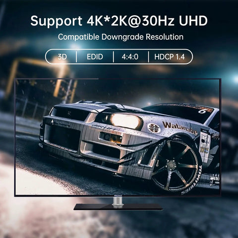 Rock Solid 16 Port HDMI KVM Switch Console With Four USB Hubs And Button Remote Delivers Smooth 4K@30Hz Monitor Management For Standard Rack Servers Without Any Hassle displayed on screen with a racing car.