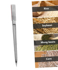 Pro Grade Portable Stainless Steel Grain Sampler With Rubber Grip for Fertilizers and Seeds Precise Sampling for Agriculture