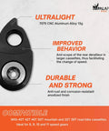 Rear Derailleur Hanger Extender For Bikes Slick Shift Reach And Precision Compatible With Shimano Hanger Carrera Gear Hanger Lightweight Black Upgrade For Easier Gear Changes And Singlespeed Conversions showing ultralight CNC aluminum and features