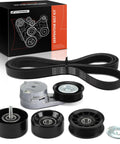 Beefed-Up Engine Serpentine Belt Drive Kit For Chevy Impala Malibu Monte Carlo G6 Aura Relay Vue Pontiac Saturn 3.5L 3.9L V6