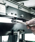 Using Ultra Slim Metal Ratchet Set With Switch Lever And Long Handle For Easy Swaps One Quarter Inch Drive Metric Tools in machine