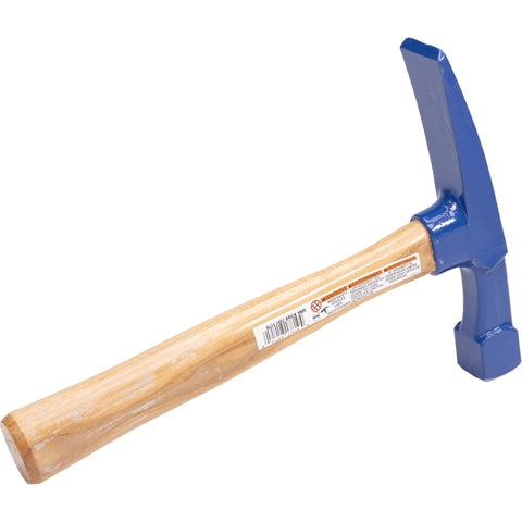 Heavy Duty 24 Oz Brick Hammer For Masonry Work Break Bricks And Concrete Drop Forged American Steel Made In USA Rust Resistant Tough As