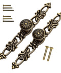 Antique Bronze Vintage Style Cabinet Knobs Set For Furniture Drawers Dressers Closets Wardrobes Cupboards Kitchen Cabinets