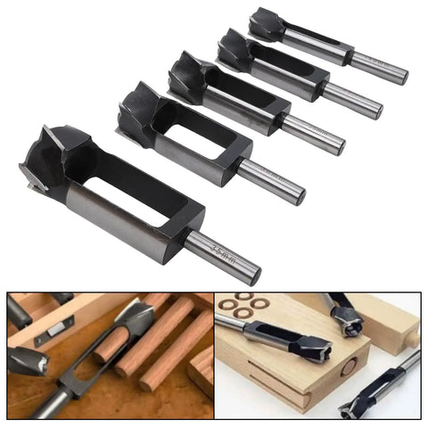 Top Shelf Wood Plug Cutters Set Gonna Make Your DIY Projects Dead Easy With Five Pro Grade Drill Bits in carbon steel.