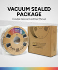 PLA Filament 1.75mm 1kg Spool Black, High Dimensional Accuracy +/- 0.02mm, Neatly Wound For Consistent Feeding, Vacuum-Sealed Package