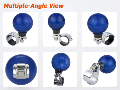Round Steering Wheel Spinner Knob Booster For Easy U Turn And Quick Stop Off Road Use Only Car Wheel Assist Grip