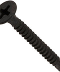 Bulk Five Pound Box Of Size 6 Fine Thread Self Drilling Phillips Drywall Screws Featuring Tough As Nails Grip Design, close-up view.