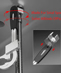 Universal Adjustable Double Ended Wrench For Faucets And Pipes DIY Home Plumbing Tool with slotted bits close-up