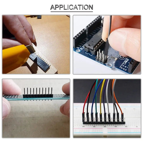 Jumper Wire Kit 120 Pcs 3x20cm Dupont Cables For Breadboard Prototyping application examples in electronics projects.