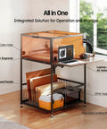 Laser Engraver Enclosure Cabinet With Exhaust And Ventilation Fan, Heavy Duty Protective Cover Tent For Laser Cutters, Quiet Workstation
