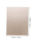 10 Piece Mica Plate Sheets For Microwave Oven Heat Insulation Cover, 4.72x5.9in beige heat-resistant mica sheet