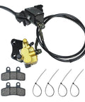 Beefed Up Front Hydraulic Disc Brake Master Cylinder Caliper Assembly With Pads for 50cc-125cc Dirt Pit Bikes and ATVs