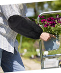 Heavy Duty Extended Arm Sleeve Covers For Men And Women, Dope Oil Resistant Protective Oversleeves In Matte Black used for gardening.
