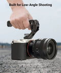 Lightweight Top Handle Grip For DSLR Camera Cage Universal Cold Shoe Base With Five Adapters Ultra Light 129g Aluminum Alloy Rig