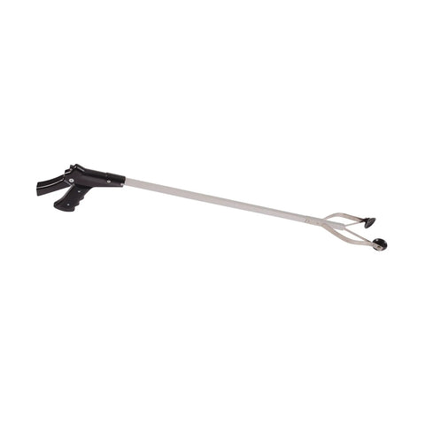 Long Reach Reacher Grabber Tool For Seniors And Recovery Patients 33 Inch Non Folding Arm Extension With Suction Claw Trash Picker Hand Gripper Grasp Aid For Reaching Items From The Floor No Bending Needed