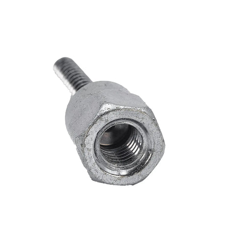 No Nonsense 3 8 Inch Threaded Rod Anchors For Wood Framing 1 4 By 2 Inch Vertical Fasteners showing a silver hexagonal nut with a threaded rod.